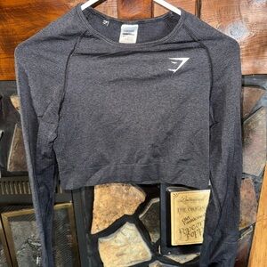 Gymshark Charcoal Long Sleeve Top